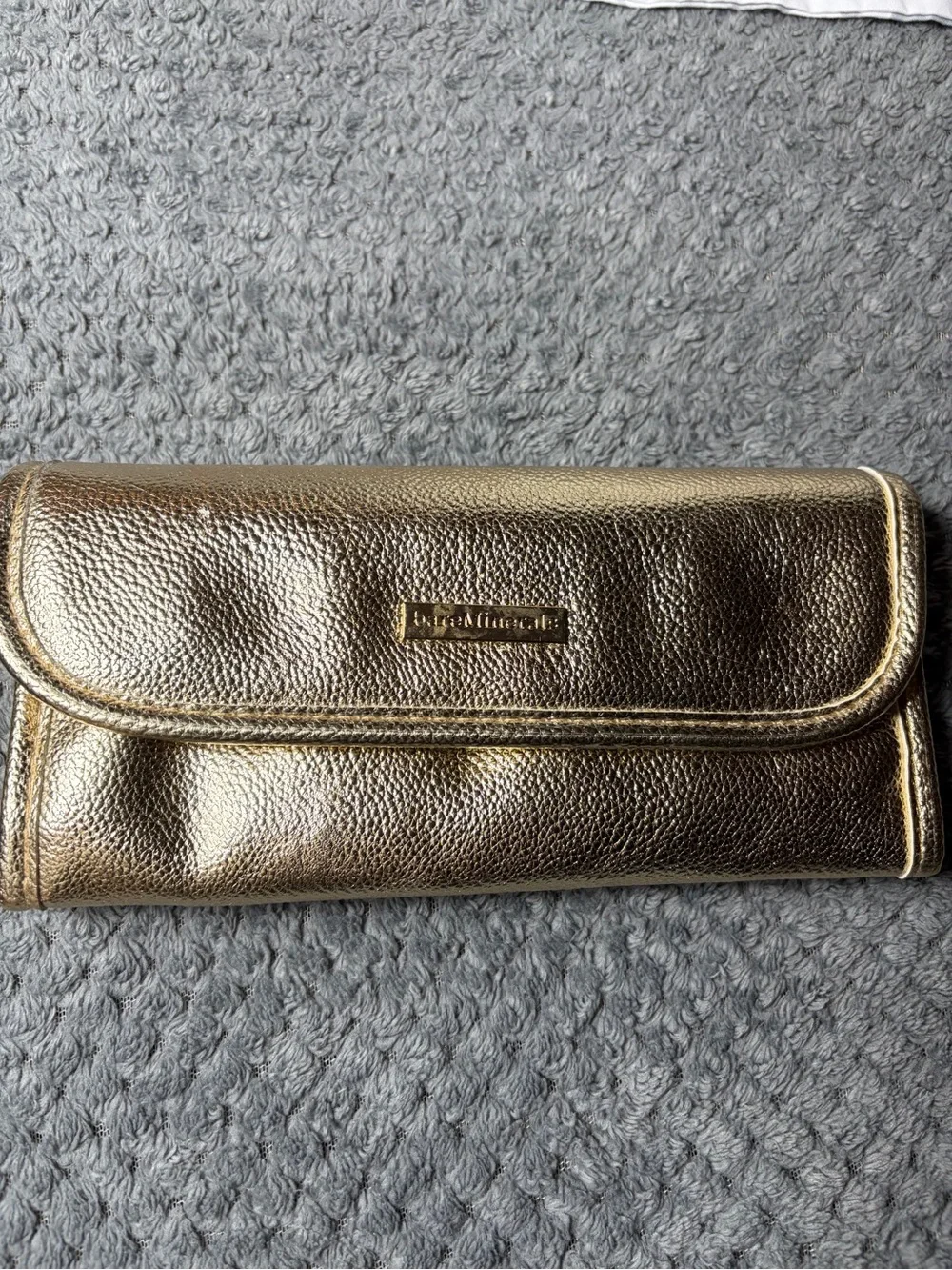 bareMinerals Metallic Silver Pebbled Wallet